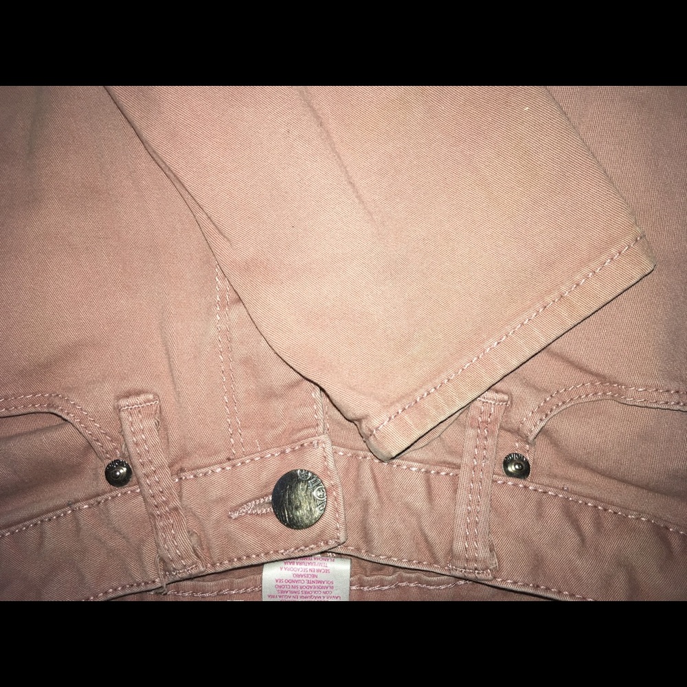 Pink jeans